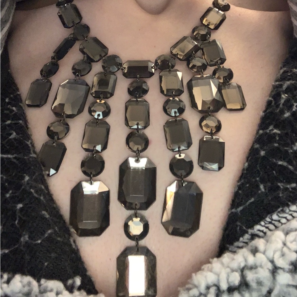 Neutral tone Beaded Necklace